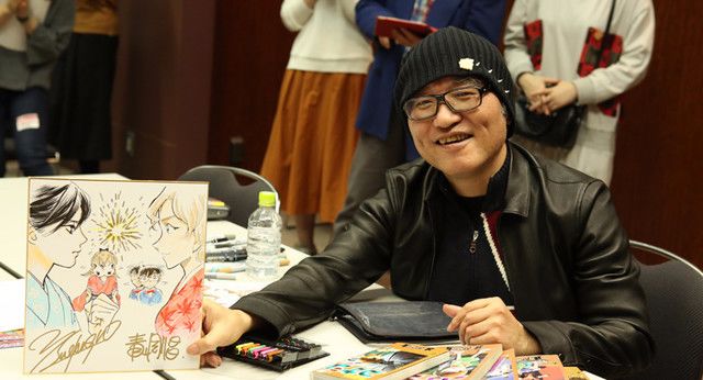 Gosho Aoyama illustrazione.jpg Gosho Aoyama illustrazione.jpg